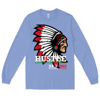 Colony Blue hustle 247 gang clothing native american men gift t shirt t shirt Long Sleeve Tee - linhVisuals