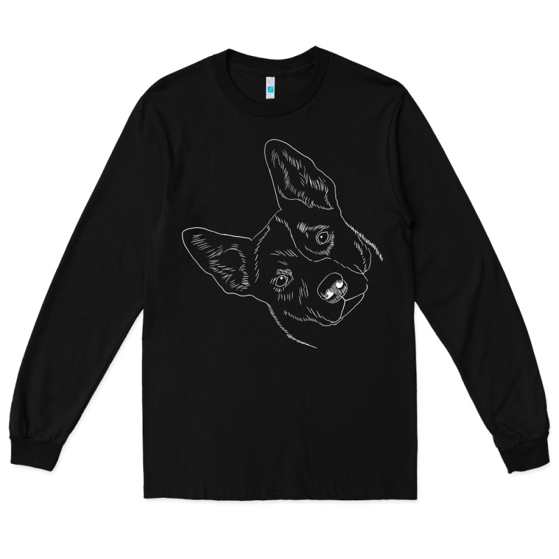 Funny Australian Cattle Dog T Shirt Long Sleeve Tee by linhVisuals | Teevron