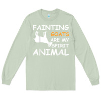Matcha fainting goats are my spirit animal t shirt Long Sleeve Tee - linhVisuals