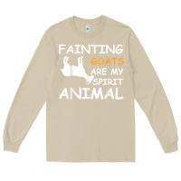 Mushroom fainting goats are my spirit animal t shirt Long Sleeve Tee - linhVisuals