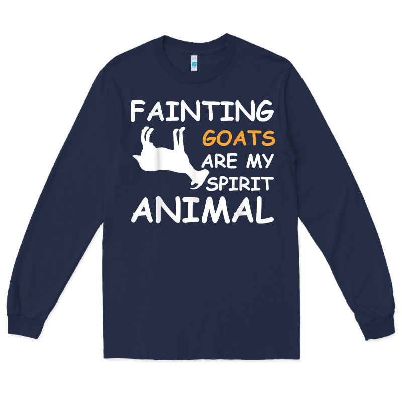Fainting Goats Are My Spirit Animal T Shirt Long Sleeve Tee by linhVisuals | Teevron
