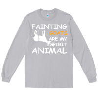 Moon Dust fainting goats are my spirit animal t shirt Long Sleeve Tee - linhVisuals