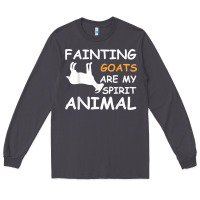 Smoke fainting goats are my spirit animal t shirt Long Sleeve Tee - linhVisuals