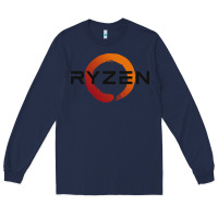 Navy ryzen free world Long Sleeve Tee - linhVisuals
