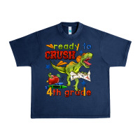 Navy ready to crush 4th grade Urban Heavy Tee - BundleAndBundleShop
