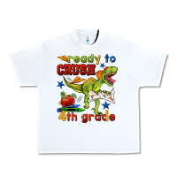 White ready to crush 4th grade Urban Heavy Tee - BundleAndBundleShop