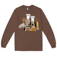 Chestnut Wallace Gourmeat Long Sleeve Tee - linhVisuals