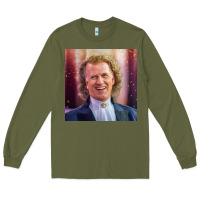 Army Green andre rieu violinist smile Long Sleeve Tee - linhVisuals