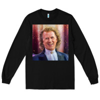Black andre rieu violinist smile Long Sleeve Tee - linhVisuals