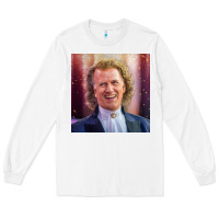 White andre rieu violinist smile Long Sleeve Tee - linhVisuals