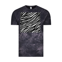 Cloud Black Zebra Seamless Pattern, Vintage Tee - BundleAndBundleShop