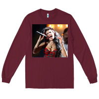 Burgundy amy winehouse's hologram will tour Long Sleeve Tee - linhVisuals