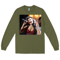 Army Green amy winehouse's hologram will tour Long Sleeve Tee - linhVisuals