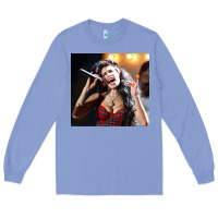 Colony Blue amy winehouse's hologram will tour Long Sleeve Tee - linhVisuals