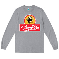 Heather Grey shoprite Long Sleeve Tee - linhVisuals