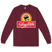 Burgundy shoprite Long Sleeve Tee - linhVisuals