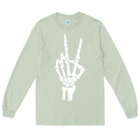 Matcha skeleton peace Long Sleeve Tee - linhVisuals