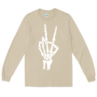 Mushroom skeleton peace Long Sleeve Tee - linhVisuals