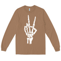 Toasted Coconut skeleton peace Long Sleeve Tee - linhVisuals
