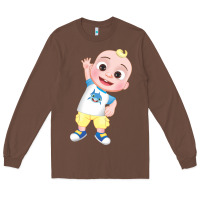 Chestnut jj cocomelon babyshark Long Sleeve Tee - linhVisuals
