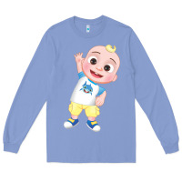 Colony Blue jj cocomelon babyshark Long Sleeve Tee - linhVisuals