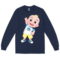 Navy jj cocomelon babyshark Long Sleeve Tee - linhVisuals