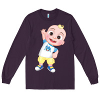 Plum jj cocomelon babyshark Long Sleeve Tee - linhVisuals
