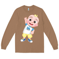 Toasted Coconut jj cocomelon babyshark Long Sleeve Tee - linhVisuals