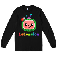 Black cocomelon Long Sleeve Tee - linhVisuals