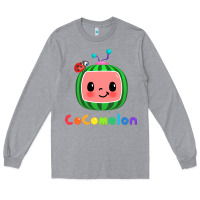 Heather Grey cocomelon Long Sleeve Tee - linhVisuals