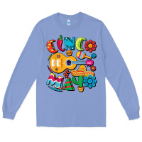 Colony Blue cinco de mayo mexican fiesta 5 de mayo t shirt Long Sleeve Tee - linhVisuals