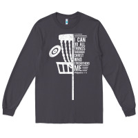 Smoke christian disc golf i can do all things philippians 4 13 t shirt Long Sleeve Tee - linhVisuals