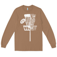 Toasted Coconut christian disc golf i can do all things philippians 4 13 t shirt Long Sleeve Tee - linhVisuals