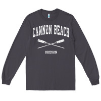 Smoke cannon beach oregon vintage nautical crossed oars t shirt Long Sleeve Tee - linhVisuals