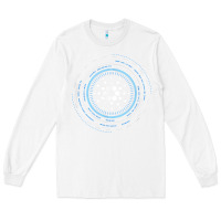 White cardano ada crypto cryptocurrency t shirt Long Sleeve Tee - linhVisuals