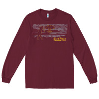 Burgundy caddyshack bushwood country club explosion t shirt Long Sleeve Tee - linhVisuals