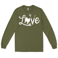 Army Green dentistry dentist dental assistant dental hygienist gift pullover hood Long Sleeve Tee - linhVisuals