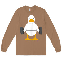 Toasted Coconut duck deadlift design   weight lifting gym workout tank top Long Sleeve Tee - linhVisuals