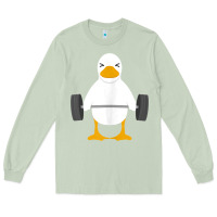 Matcha duck deadlift design   weight lifting gym workout tank top Long Sleeve Tee - linhVisuals