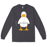 Smoke duck deadlift design   weight lifting gym workout tank top Long Sleeve Tee - linhVisuals