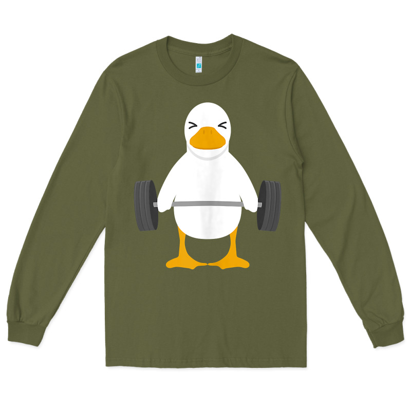 Duck Deadlift Design   Weight Lifting Gym Workout Tank Top Long Sleeve Tee by linhVisuals | Teevron