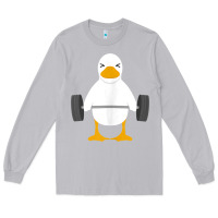 Moon Dust duck deadlift design   weight lifting gym workout tank top Long Sleeve Tee - linhVisuals