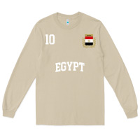 Mushroom egypt team sports number 10 soccer egyptian flag t shirt Long Sleeve Tee - linhVisuals
