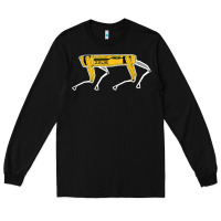 Black dynamics robot dog spot for boston militaries t shirt Long Sleeve Tee - linhVisuals