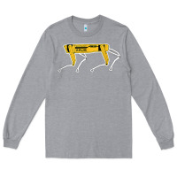 Heather Grey dynamics robot dog spot for boston militaries t shirt Long Sleeve Tee - linhVisuals