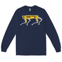 Navy dynamics robot dog spot for boston militaries t shirt Long Sleeve Tee - linhVisuals