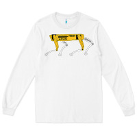 White dynamics robot dog spot for boston militaries t shirt Long Sleeve Tee - linhVisuals