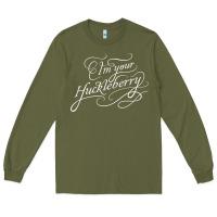 Army Green i'm your huckleberry tank top Long Sleeve Tee - linhVisuals
