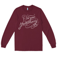 Burgundy i'm your huckleberry tank top Long Sleeve Tee - linhVisuals