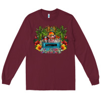 Burgundy Summer Long Sleeve Tee - CowhideDigitalArt